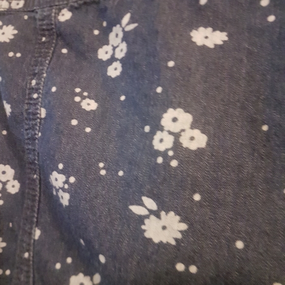 👚 Warehouse One Floral Navy Blouse - Picture 5 of 6